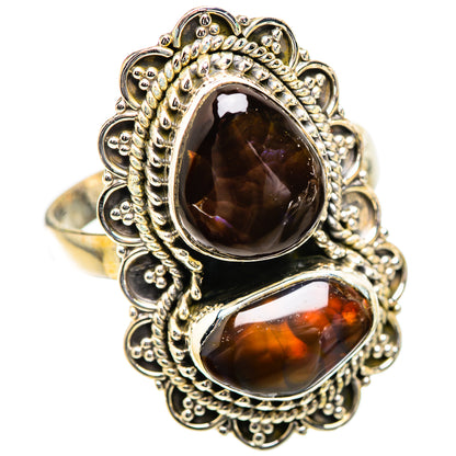 Large Mexican Fire Agate Ring Size 11.5 (925 Sterling Silver) RING135948