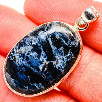 Pietersite Pendant 1 3/4"  (925 Sterling Silver) PD36910