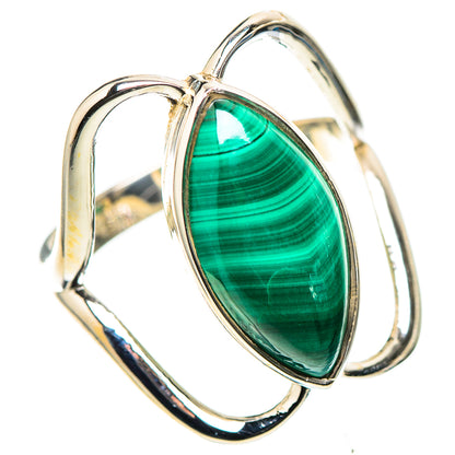Malachite 925 Sterling Silver Ring Size 8.25 (925 Sterling Silver) RING137415