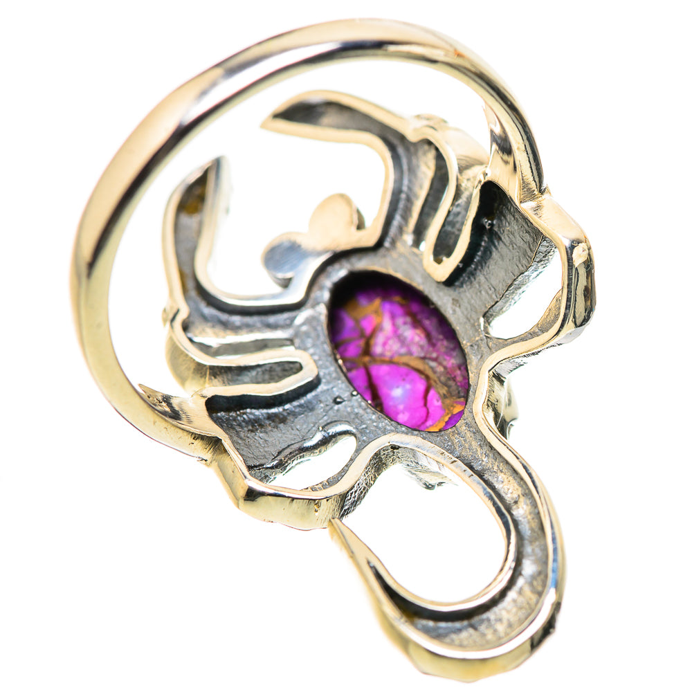 Purple Copper Composite Turquoise Ring Size 8.25 (925 Sterling Silver) RING134775