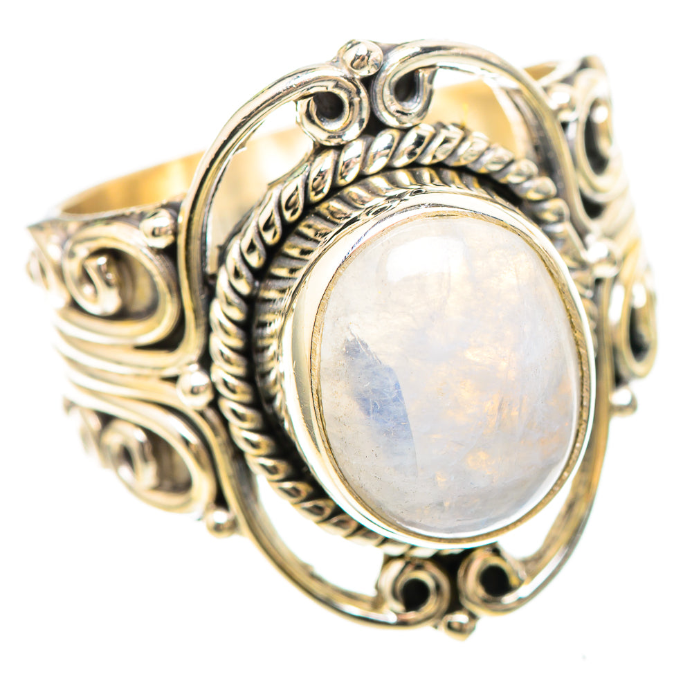 Rainbow Moonstone 925 Sterling Silver Ring Size 8.25 (925 Sterling Silver) RING137257