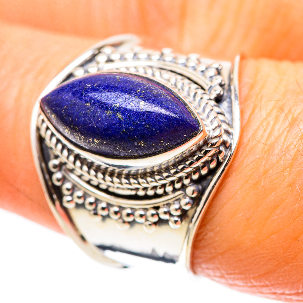 Lapis Lazuli 925 Sterling Silver Ring Size 7.25 (925 Sterling Silver) RING137668