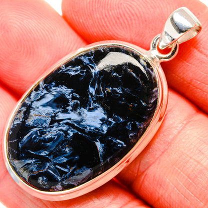 Pietersite Pendant 1 3/4"  (925 Sterling Silver) PD36900