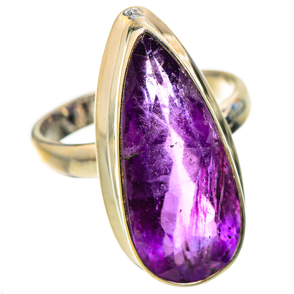 Ana Silver Co Faceted Amethyst Ring Size 8 (925 Sterling Silver)