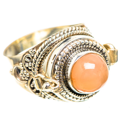 Poison Peach Moonstone 925 Sterling Silver Ring Size 8.75 (925 Sterling Silver) RING137284
