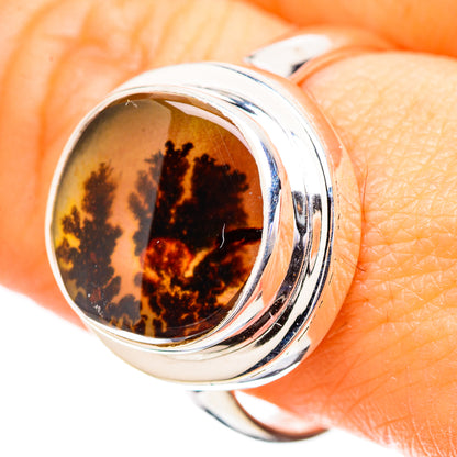 Scenic Dendritic Agate Ring Size 9.75 (925 Sterling Silver) RING135265