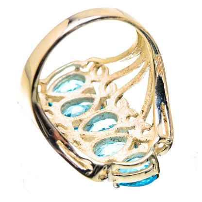 Blue Topaz Ring Size 7.25 (925 Sterling Silver) RING135503
