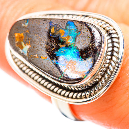 Boulder Opal Ring Size 9 (925 Sterling Silver) RING136483