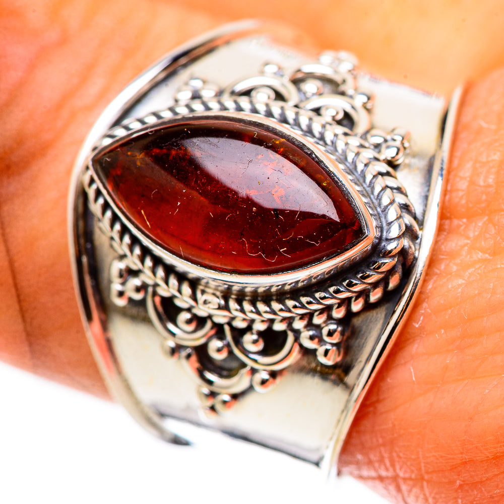 Baltic Amber Ring Size 9.25 (925 Sterling Silver) RING134583