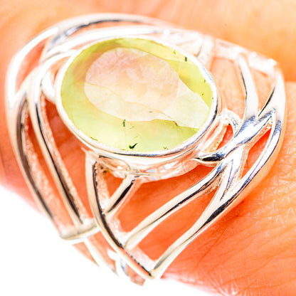 Prehnite 925 Sterling Silver Ring Size 9 Ana Co R136251
