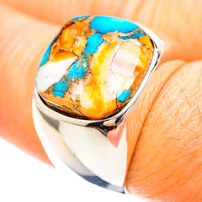 Spiny Oyster Turquoise Ring Size 7 (925 Sterling Silver) RING136431