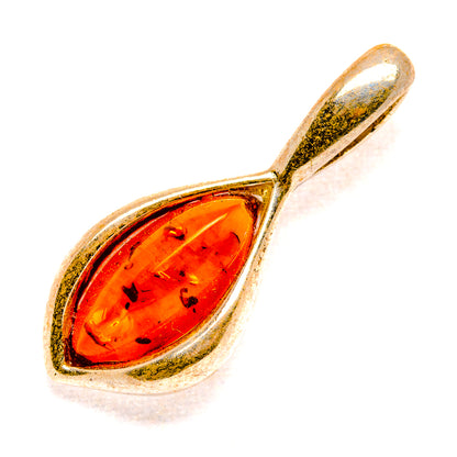 Baltic Amber Pendant 1 1/8" (925 Sterling Silver) PD36792