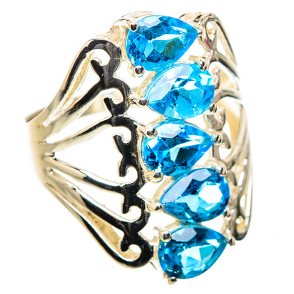 Ana Silver Co Blue Topaz Ring Size 9 (925 Sterling Silver)
