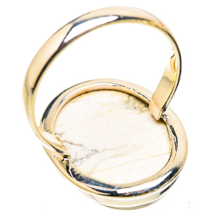 Ana Silver Co Large Howlite Ring Size 13 (925 Sterling Silver)
