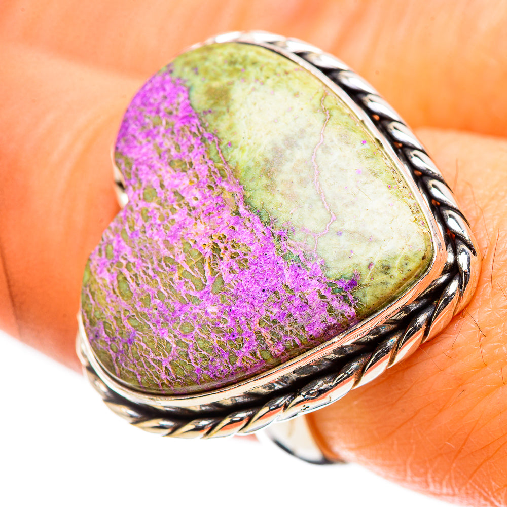 Ana Silver Co Large Stichtite Ring Size 7 (925 Sterling Silver)
