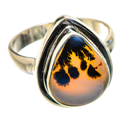 Ana Silver Co Scenic Dendritic Agate Ring Size 9 (925 Sterling Silver)