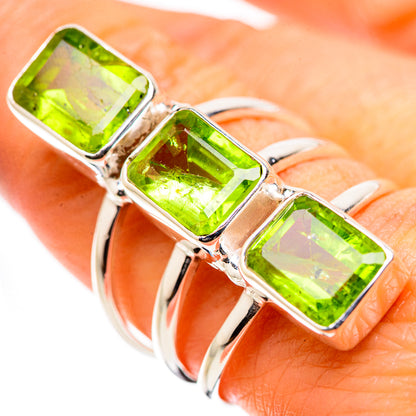 Ana Silver Co Large Peridot Ring Size 9 (925 Sterling Silver)