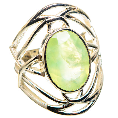 Prehnite 925 Sterling Silver Ring Size 6 (925 Sterling Silver) RING137598