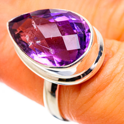 Amethyst 925 Sterling Silver Ring Size 6.25 Ana Co R135288