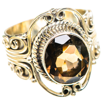 Smoky Quartz 925 Sterling Silver Ring Size 8.75 (925 Sterling Silver) RING137212