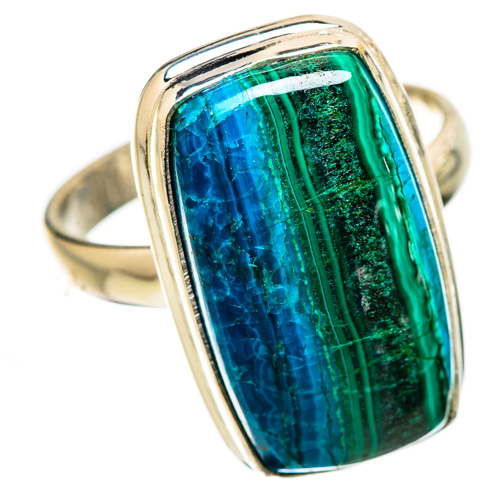 Malachite In Chrysocolla Ring Size 11 (925 Sterling Silver) RING135519