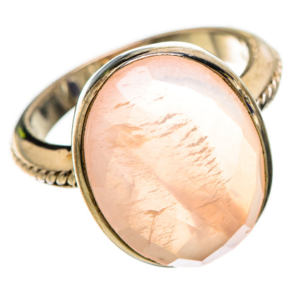 Rose Quartz 925 Sterling Silver Ring Size 5.5 Ana Co R135244