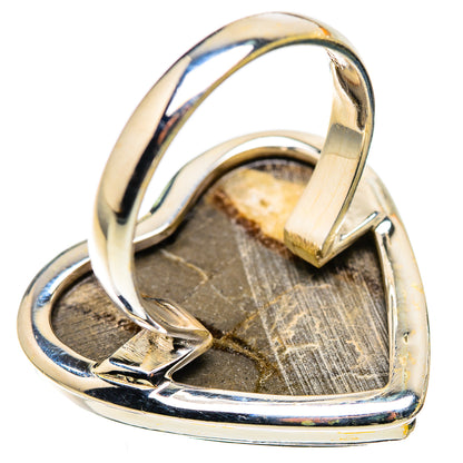 Large Septarian Nodule Ring Size 9.75 (925 Sterling Silver) RING135769