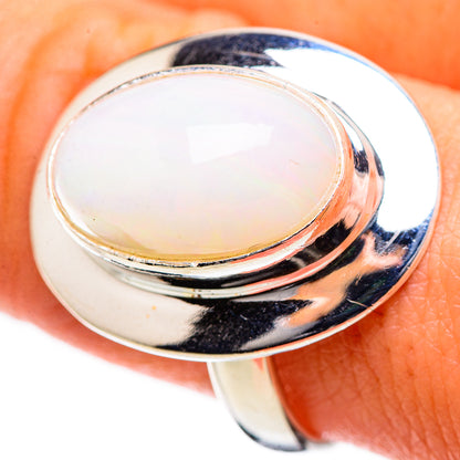 Rainbow Moonstone Ring Size 10 (925 Sterling Silver) RING135416