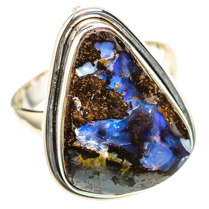 Boulder Opal Ring Size 8 (925 Sterling Silver) RING136637