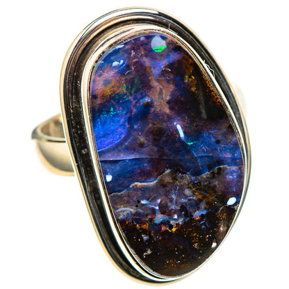 Boulder Opal 925 Sterling Silver Ring Size 6.5 (925 Sterling Silver) RING137738