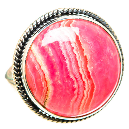 Large Rhodochrosite 925 Sterling Silver Ring Size 8 (925 Sterling Silver) RING137523