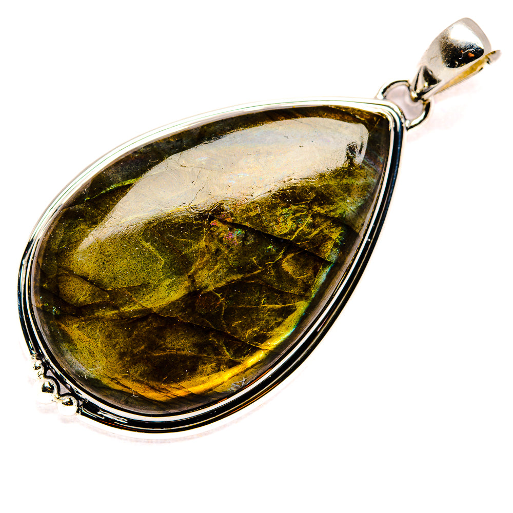 Labradorite Pendant 2 1/4" (925 Sterling Silver) PD36335