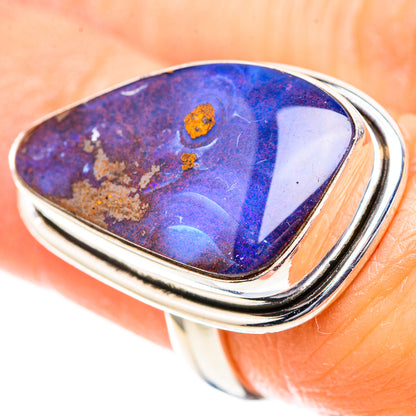 Boulder Opal Ring Size 6 (925 Sterling Silver) RING136681