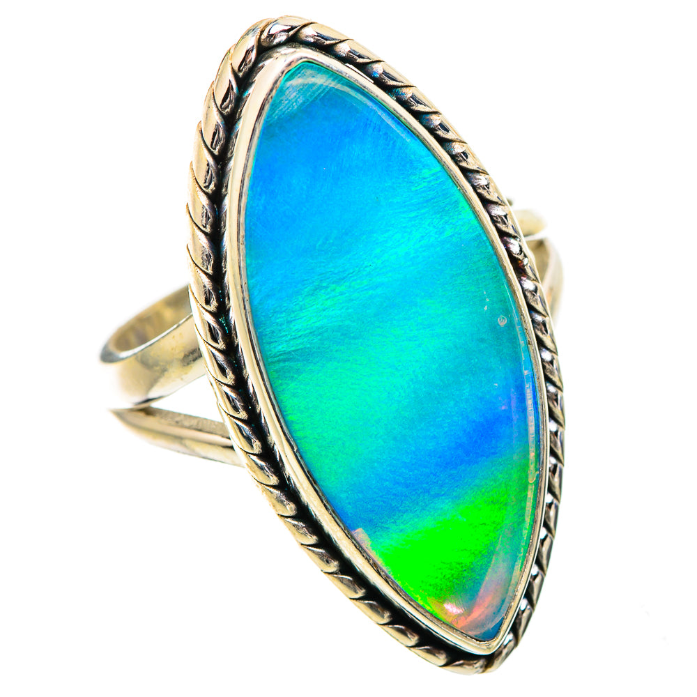 Aura Opal 925 Sterling Silver Ring Size 6.25 Ana Co R135272