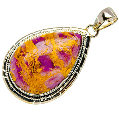 Phosphosiderite Pendant 2" (925 Sterling Silver) PD37306