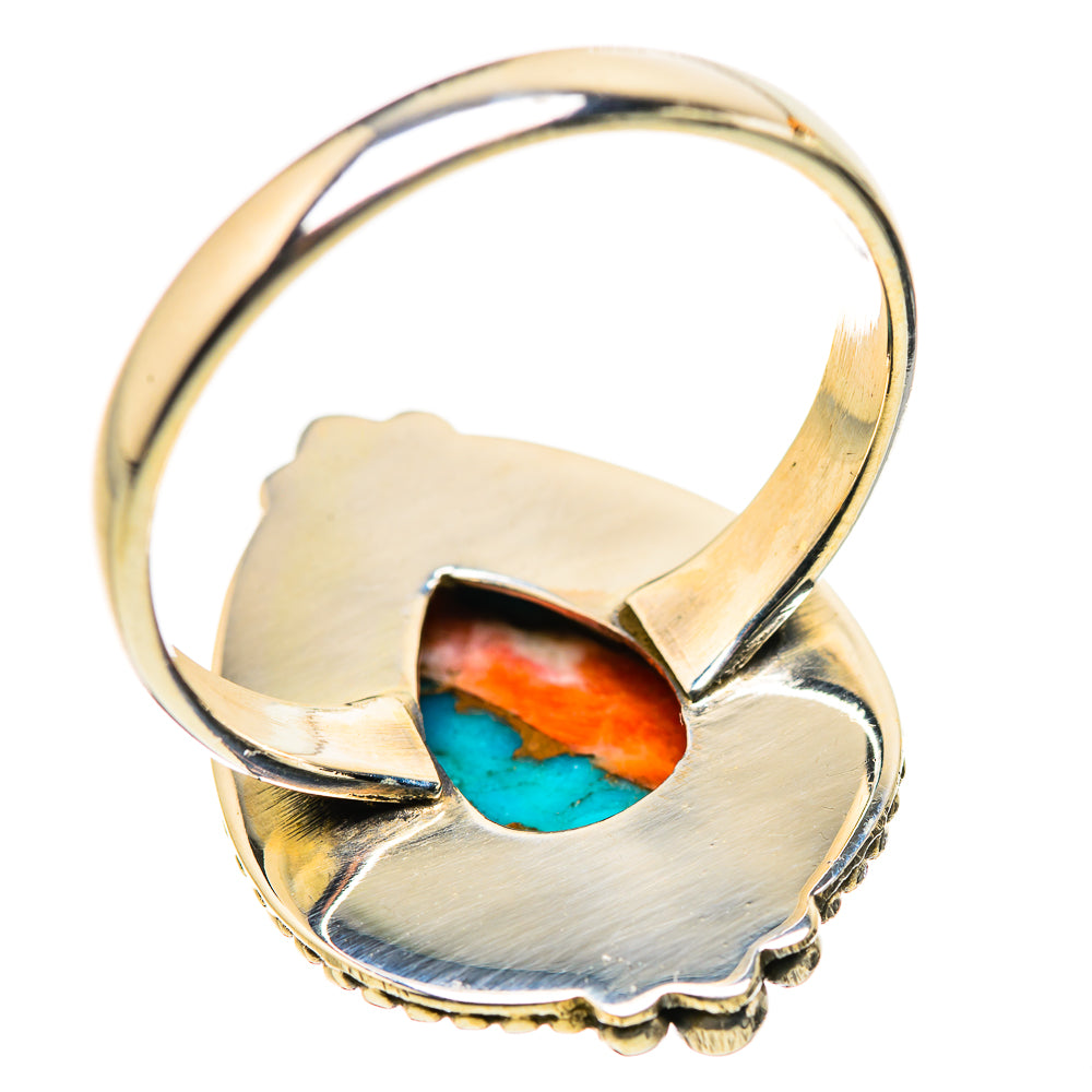 Spiny Oyster Turquoise Ring Size 11.75 (925 Sterling Silver) RING134634