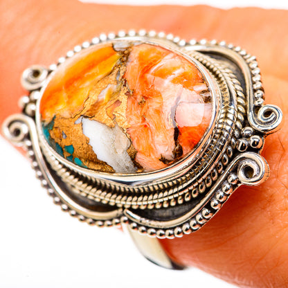 Spiny Oyster Turquoise Ring Size 9 (925 Sterling Silver) RING134645