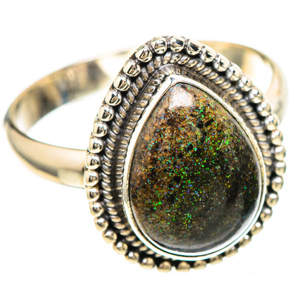 Andamooka Opal Ring Size 9 (925 Sterling Silver) RING137019