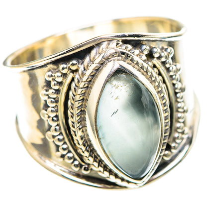 Natural Aquamarine Ring Size 8.25 (925 Sterling Silver) RING136684