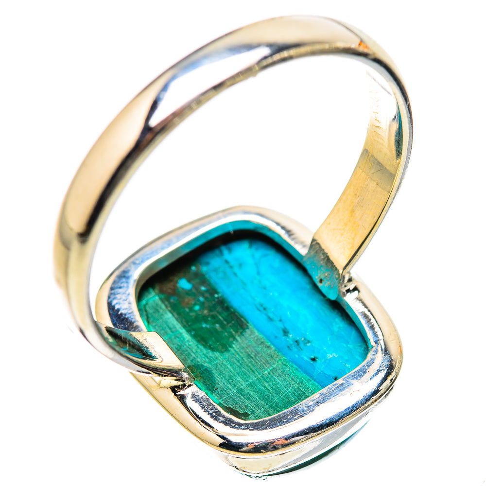 Malachite In Chrysocolla Ring Size 13 (925 Sterling Silver) RING135413