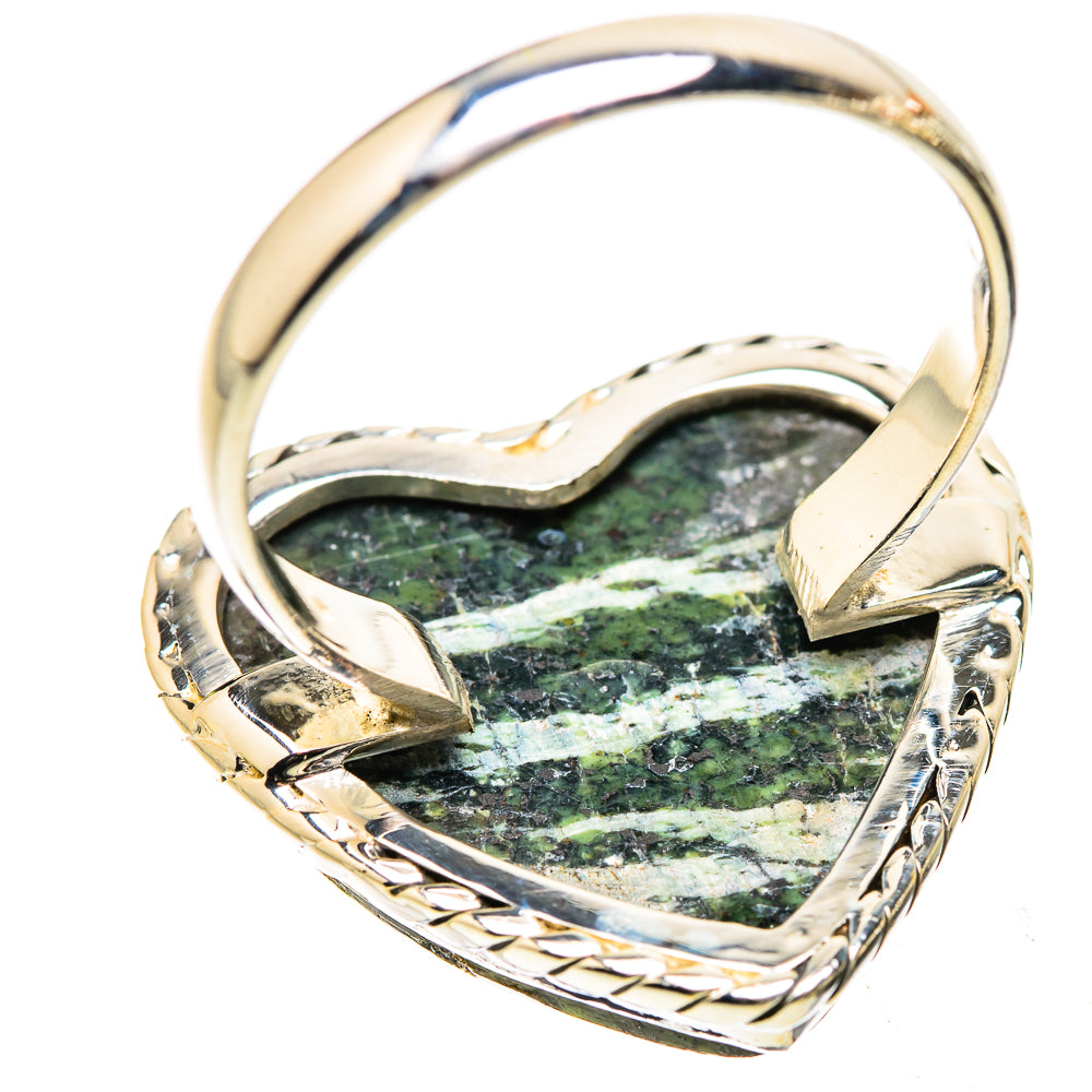 Ana Silver Co Large Green Swiss Opal Ring Size 11.75 (925 Sterling Silver)
