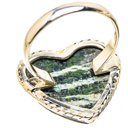 Ana Silver Co Large Green Swiss Opal Ring Size 11.75 (925 Sterling Silver)