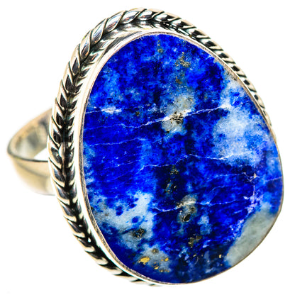 Large Lapis Lazuli Ring Size 12.75 (925 Sterling Silver) RING135762