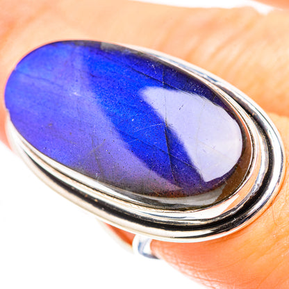 Large Labradorite 925 Sterling Silver Ring Size 7 (925 Sterling Silver) RING137547