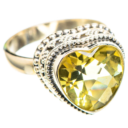 Faceted Citrine Ring Size 7.25 (925 Sterling Silver) RING136999