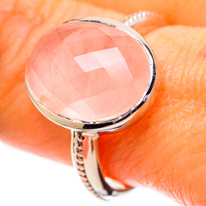 Rose Quartz Ring Size 9 (925 Sterling Silver) RING135193