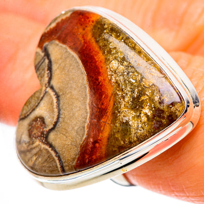 Large Mushroom Rhyolite Ring Size 7 (925 Sterling Silver) RING136194