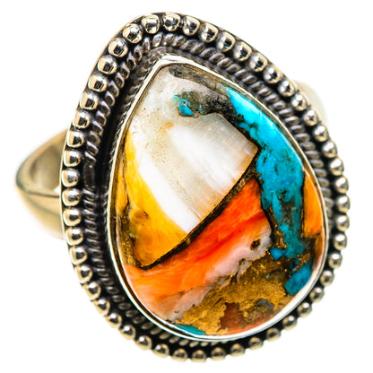 Ana Silver Co Spiny Oyster Turquoise Ring Size 8.25 (925 Sterling Silver)