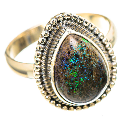 Andamooka Opal 925 Sterling Silver Ring Size 8 (925 Sterling Silver) RING137227