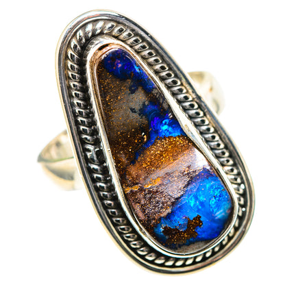 Boulder Opal 925 Sterling Silver Ring Size 6.5 (925 Sterling Silver) RING137510